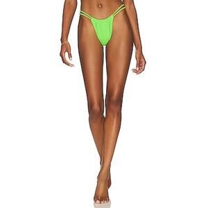 NEW Montce Swim Brasil Bikini Bottom in Micro Lima Size XS
